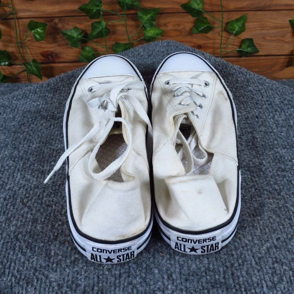 Converse Shoreline Women Athletic Slip On Sneaker Size 9 Casual White Fabric - Picture 4 of 6